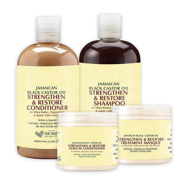 Jamaican Black Castor Oil Haarpflege-Set