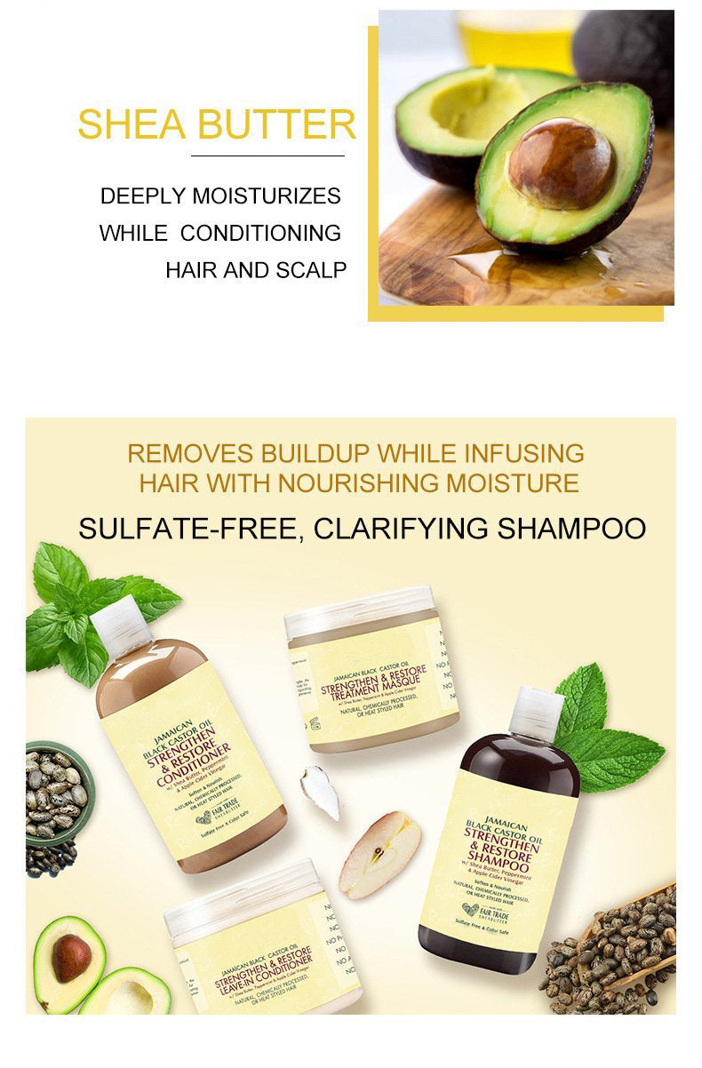 Jamaican Black Castor Oil Haarpflege-Set