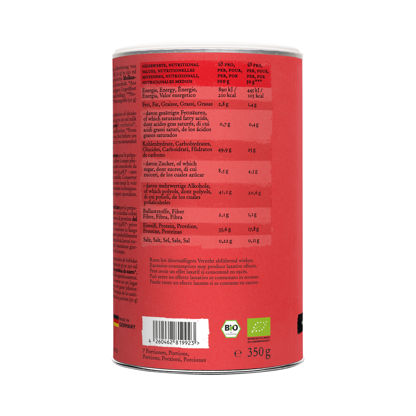 Whey Protein - NO ADDED SUGAR - Strawberry