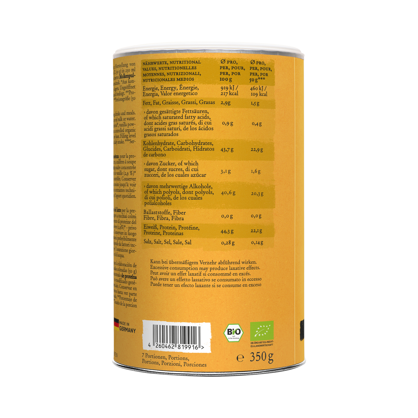 Whey Protein - NO ADDED SUGAR - Vanilla