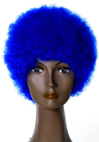 Wig Afro Big Blue
