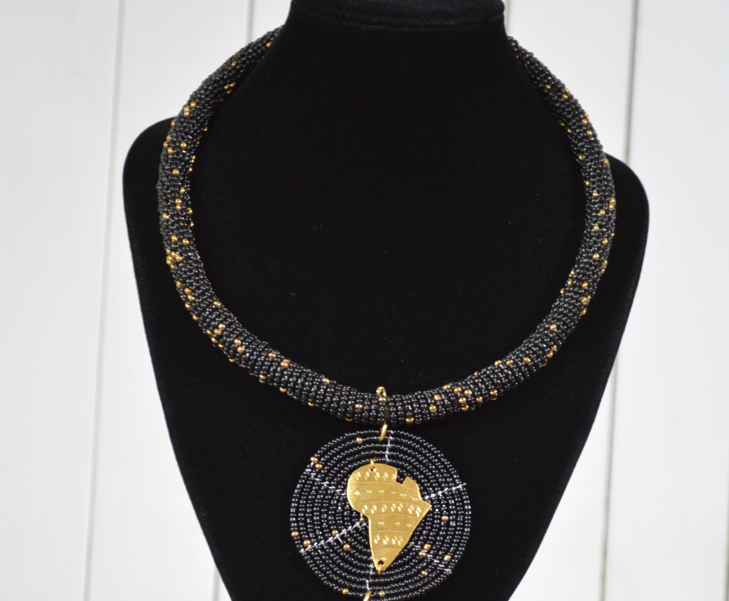 Afrikanische Perlen Halskette - YLKgood