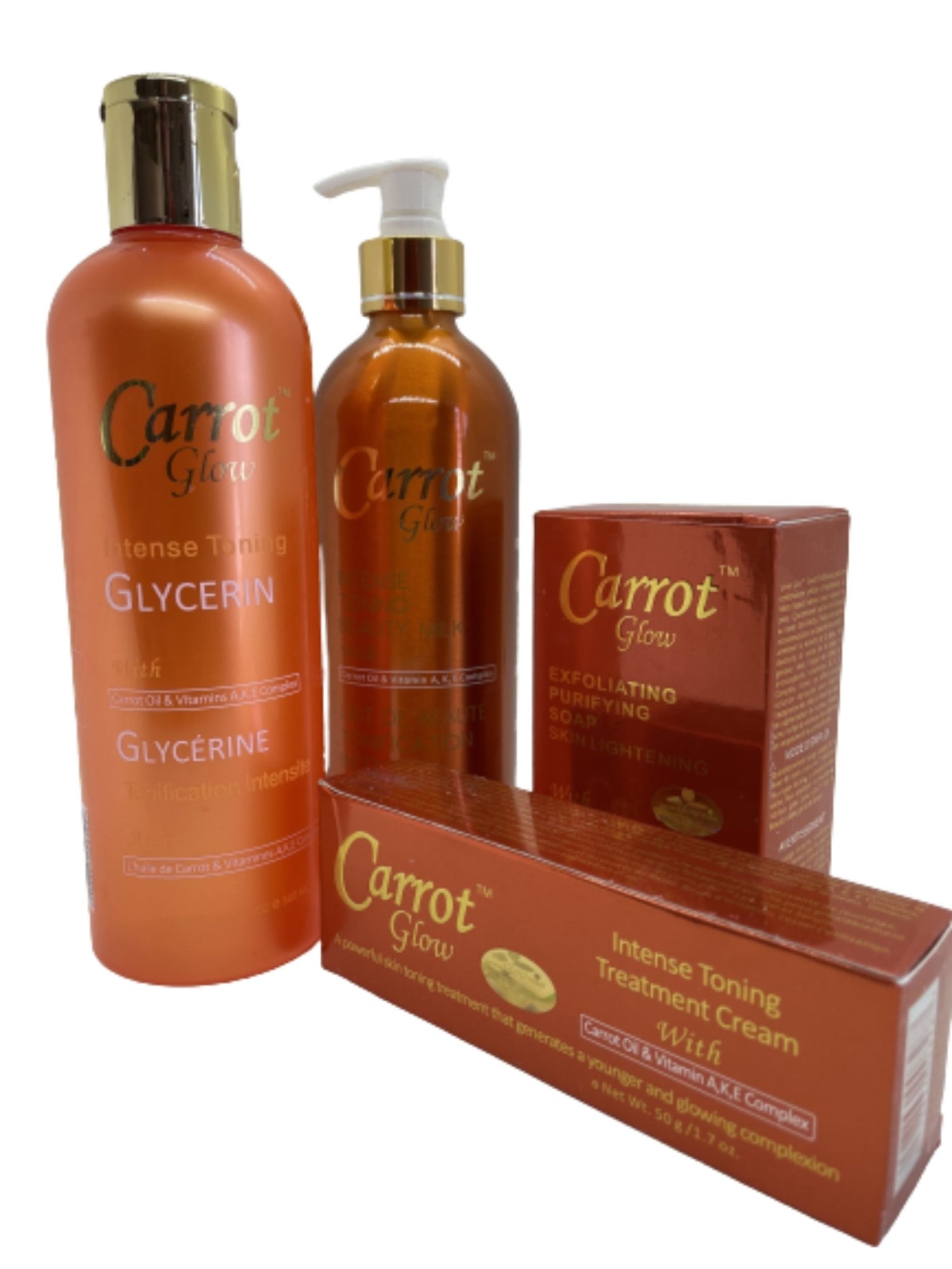 Carrot Glow Intense Toning Set - YLKgood