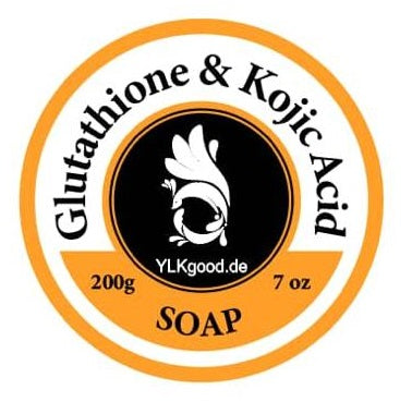 Glutathion & Kojic Seife | 200g Original YLKgood Skin Lightening Soap mit Kojic und Glutathione